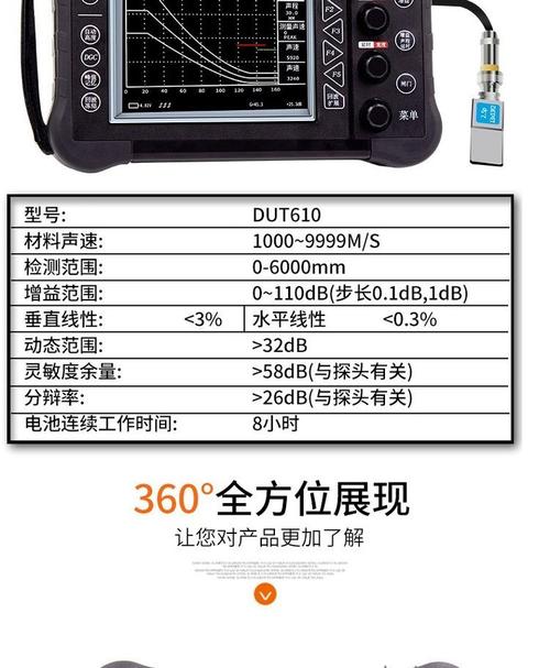 徕斯达高精度超声波探伤仪便携式铸件裂纹钢管焊缝探伤检测仪器